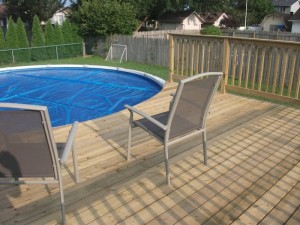 Tecumseh pool deck | Decks and Fences by Ryan | Windsor, Ontario | FREE