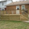 Windsor pressure treated deck with skirting