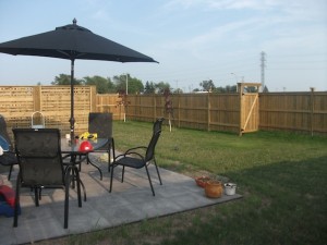 Wood arbors over gates