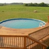 Cabot stained pool deck