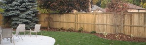 pressure treated fence