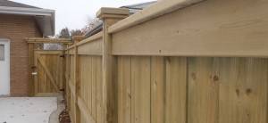 wood privacy fence in windsor on
