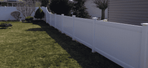 white vinyl fence in windsor on