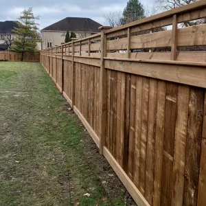 wood fencing