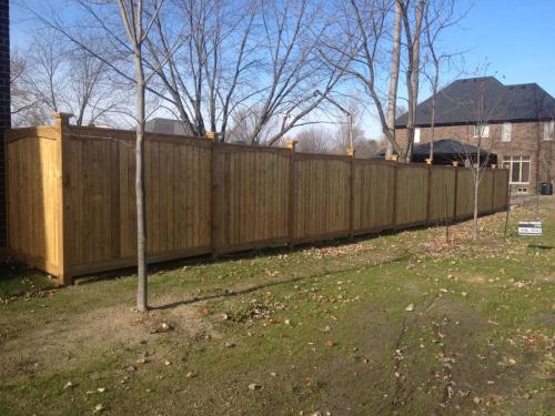Pressure treated fence in lasalle